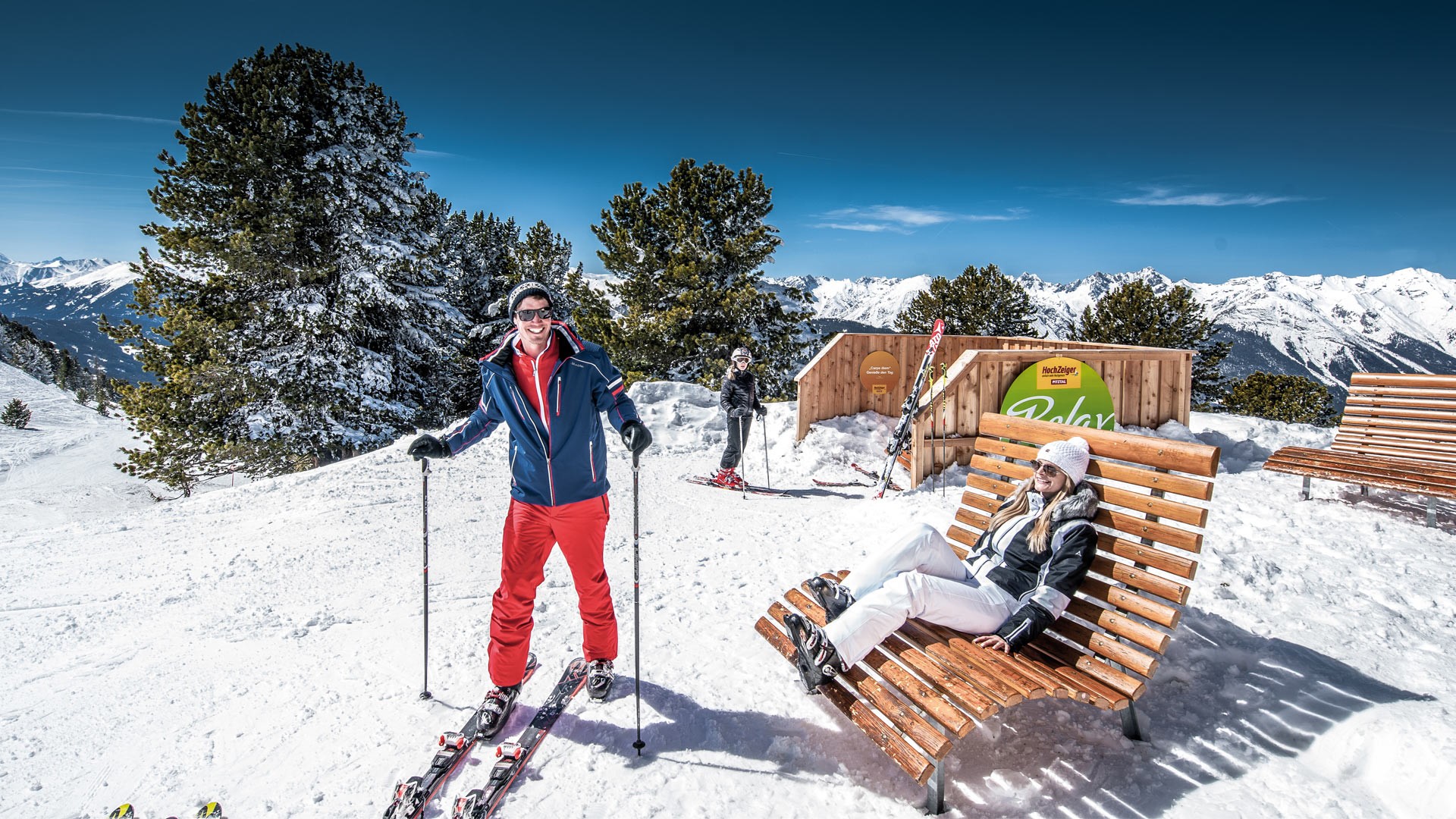 Relaxpoint im Skigebiet Hochzeiger