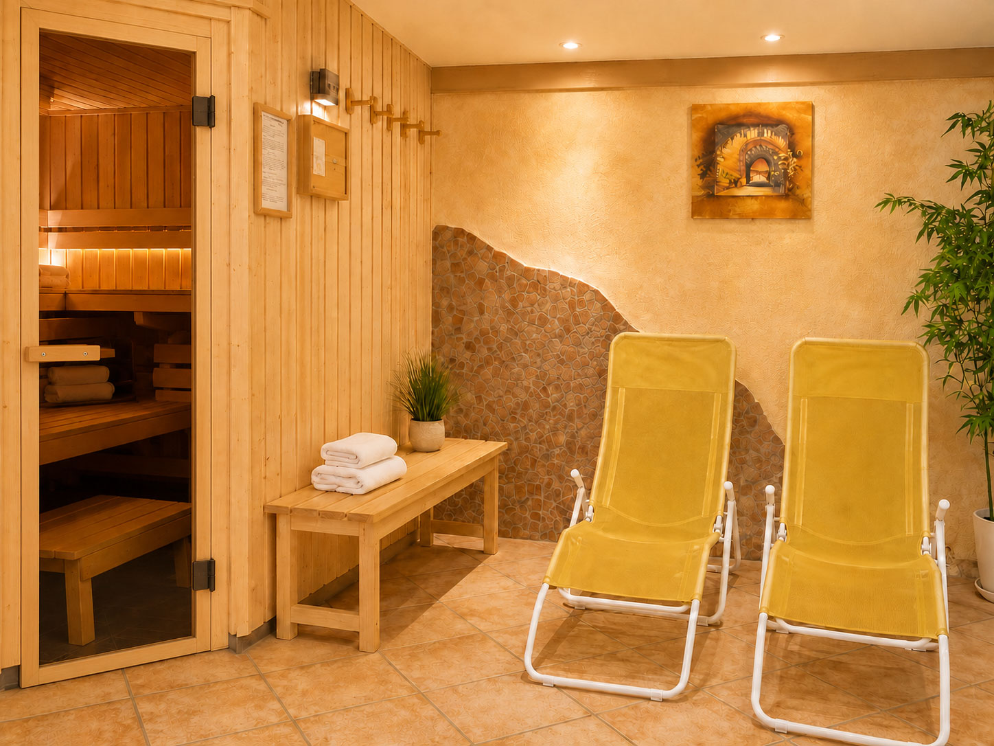 Badezimmer im Gästeheim Lederle